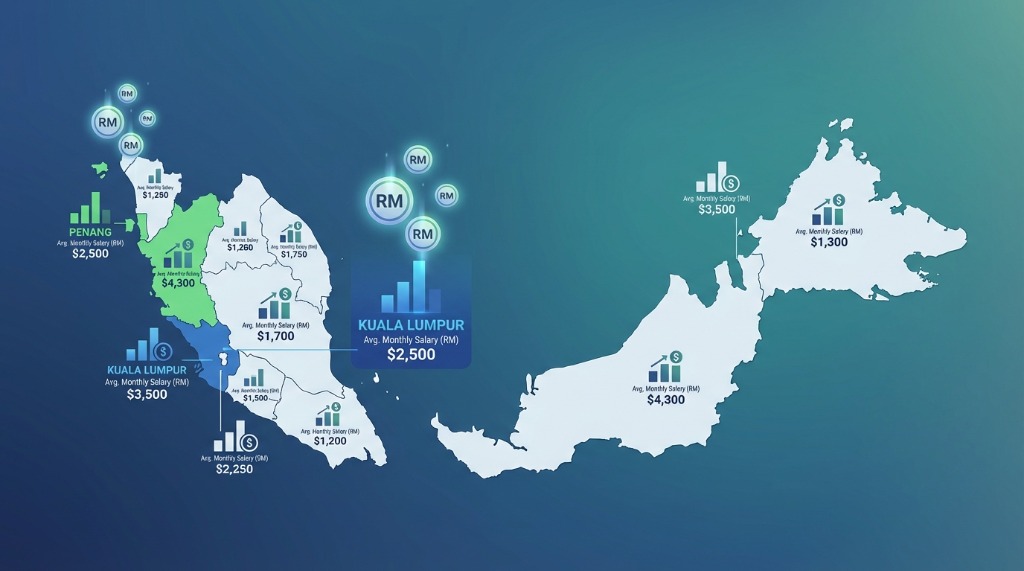 Gaji Tertinggi Mengikut Negeri di Malaysia: Perbandingan Lengkap